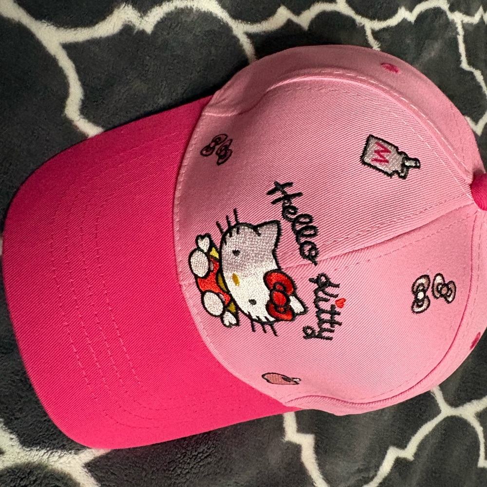 Hello Kitty Pink and Red Kids Hat